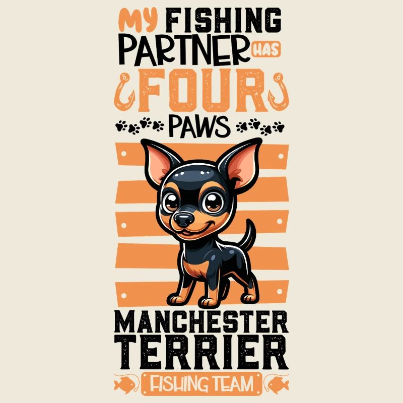Pêche et Manchester Terrier