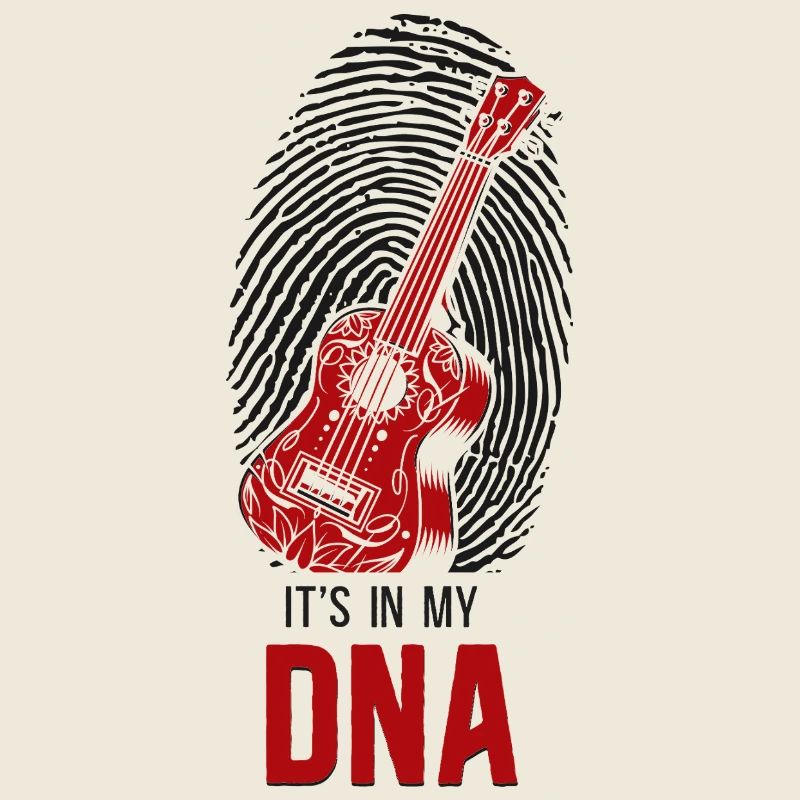 Hawaiian Ukulele Uke Fingerprint