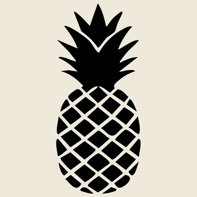 Silhouette ananas – Style tropical statement
