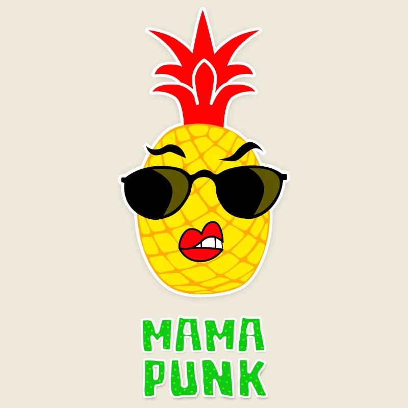 Mama Punk Ananas Mami Muttertag lustig Spruch