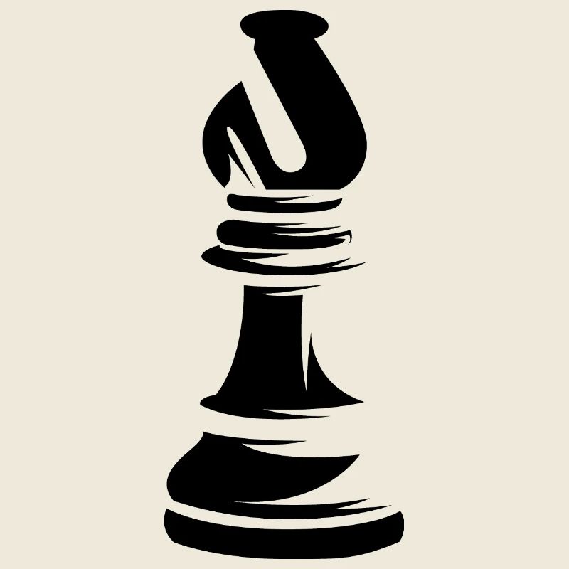bishop läufer figur schach chess symbol Vektor