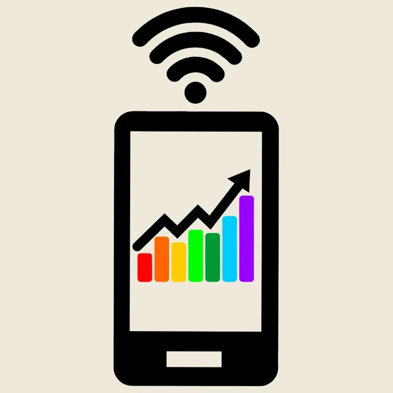 Better results colored graph in smartphone