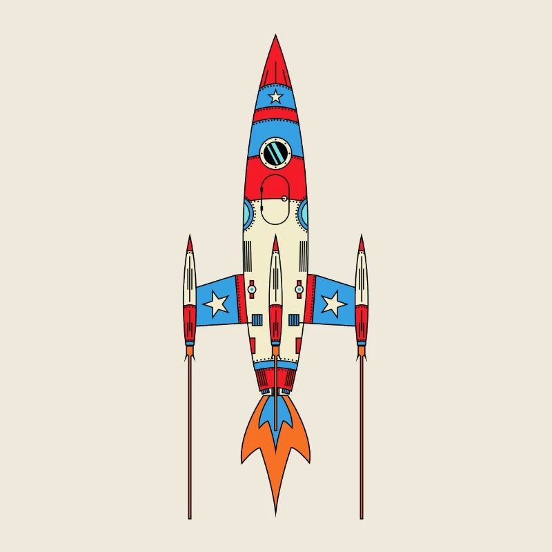 Superschnelles Raketenschiff