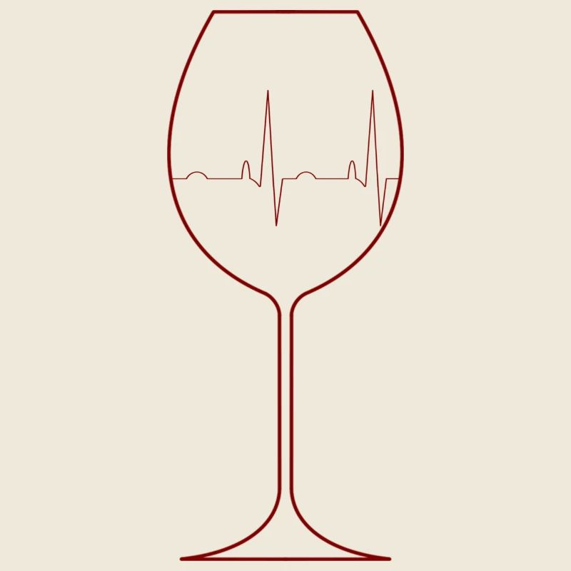 Weinglas mit Puls