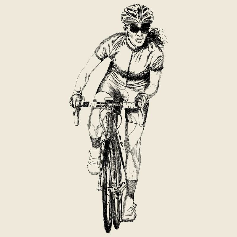 Radfahrerin