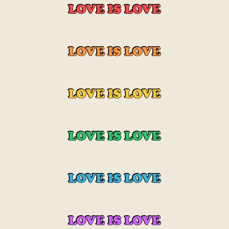 Rainbow love is love