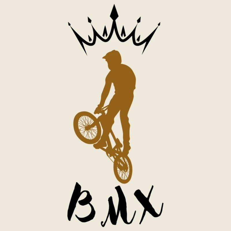 Silhouette d'Équilibre sur BMX