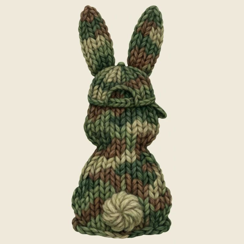Bunny from Behind Cap Camouflage Cap Camouflage