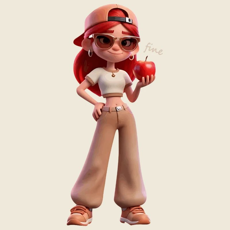 Apfelheldin Streetwear Avatar
