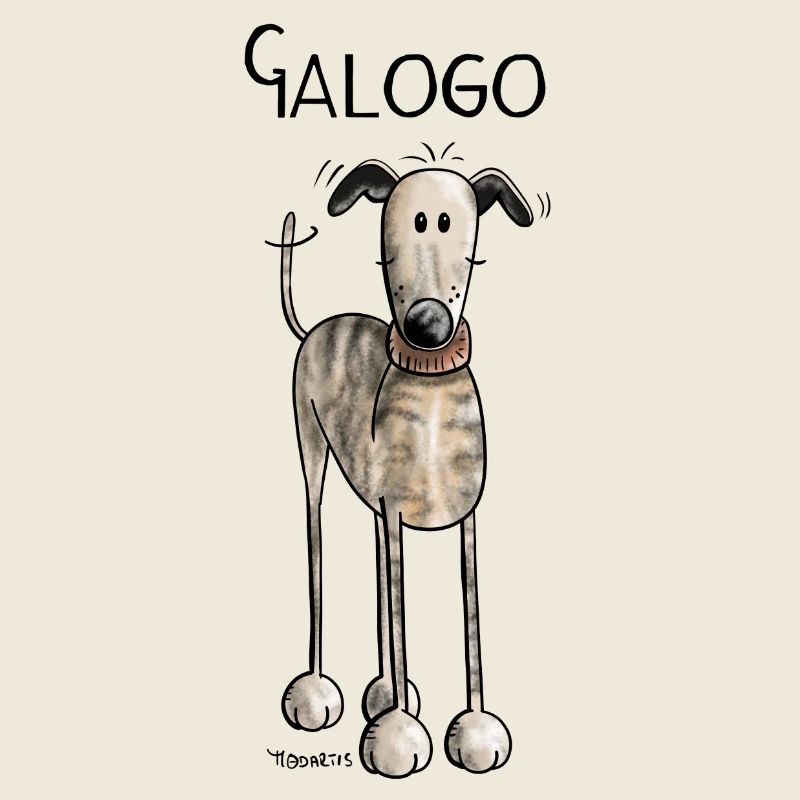 Galgo Espanol - Dog - Comic - Hund