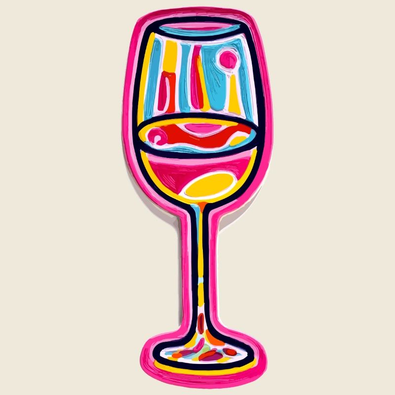 Sektglas Bunt Sekt Wein