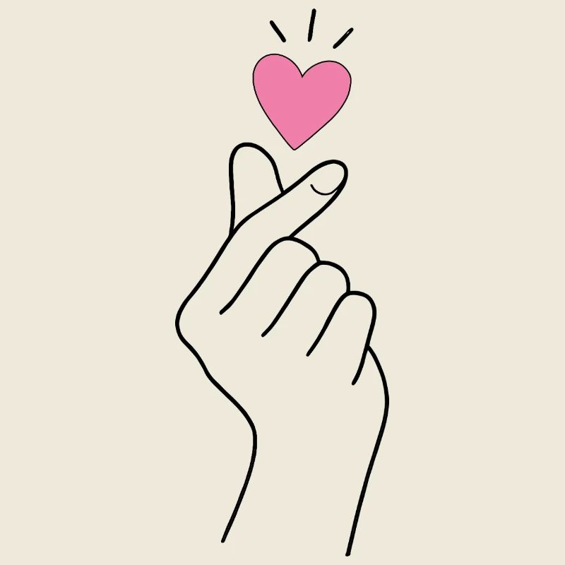K-Pop Finger Heart