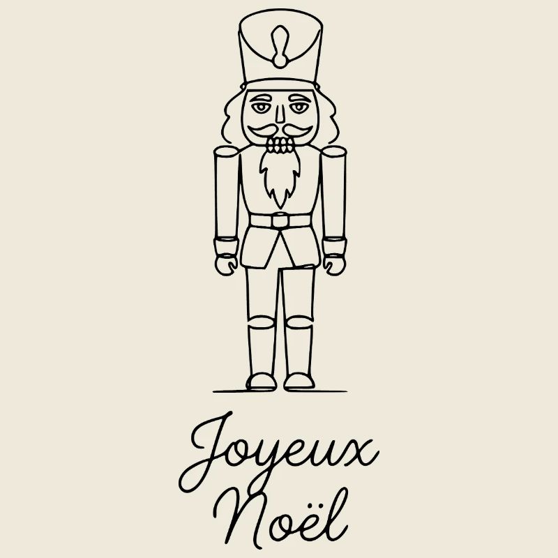 Joyeux Noel weihnachticher Nussknacker 