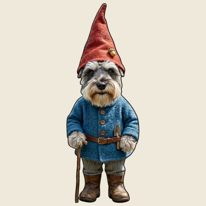 Garden Gnome Schnauzer Magic