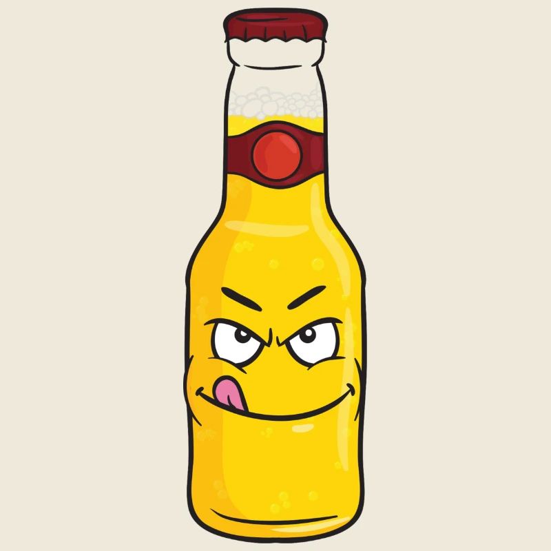 Angry Mustard Mascot Bottle