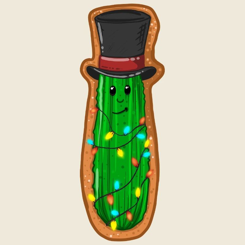 Concombre de Noël avec haut-de-forme