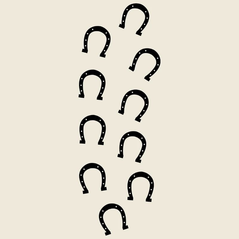 Horseshoe prints