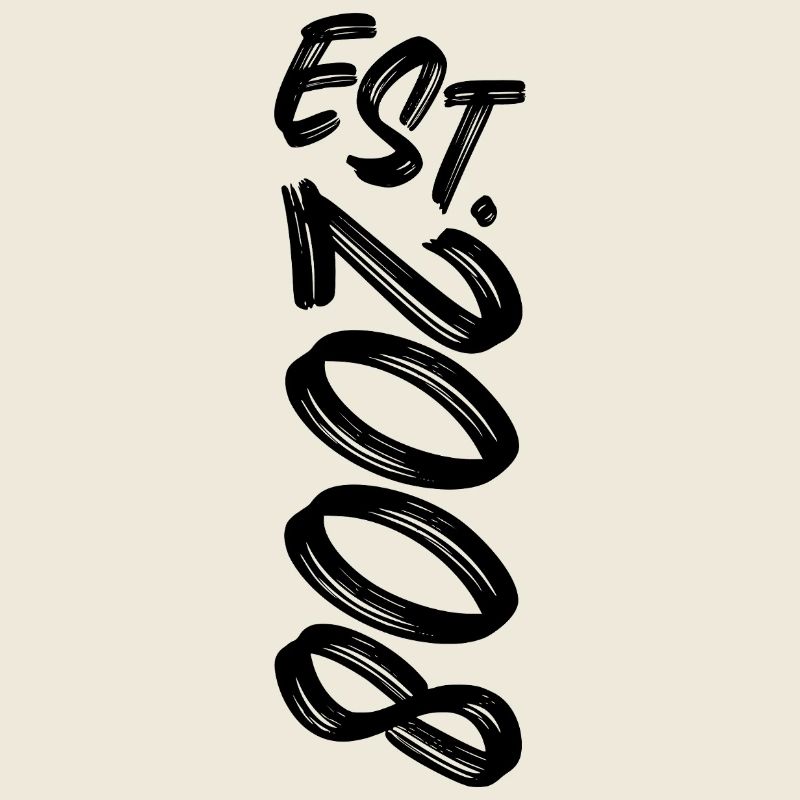 Est. 2008 - Established 2008 - Geburtstag Geschenk