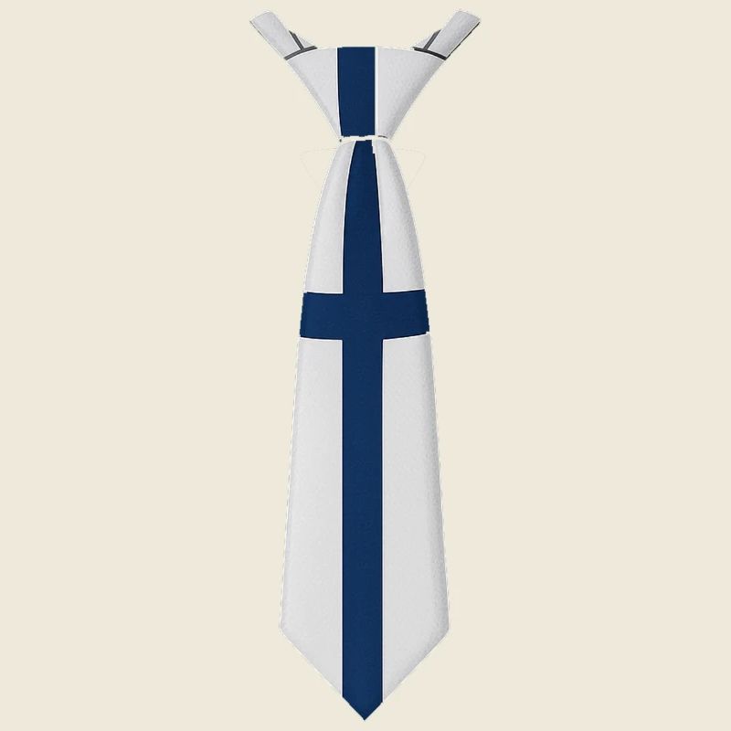 Finnland-Krawatte – Flaggendesign