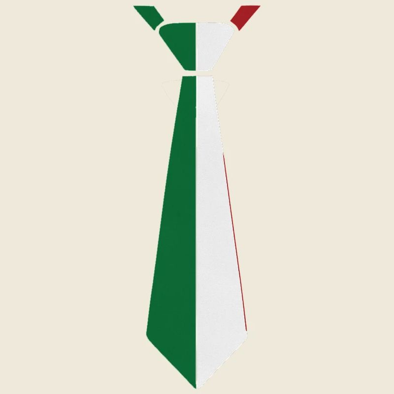 Cravate Italie – Conception du drapeau
