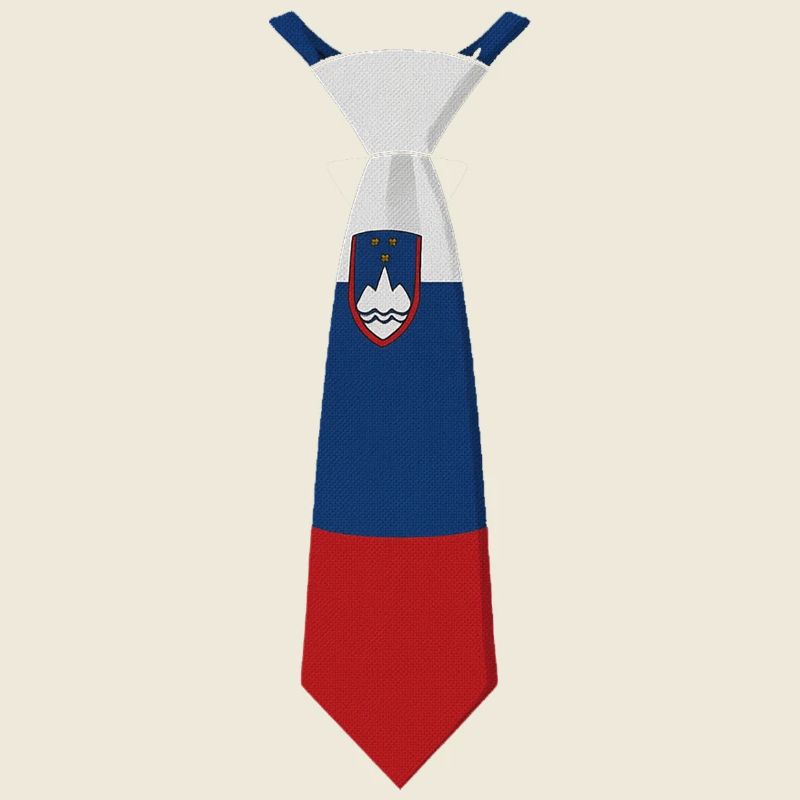 Cravate Slovénie – Conception du drapeau