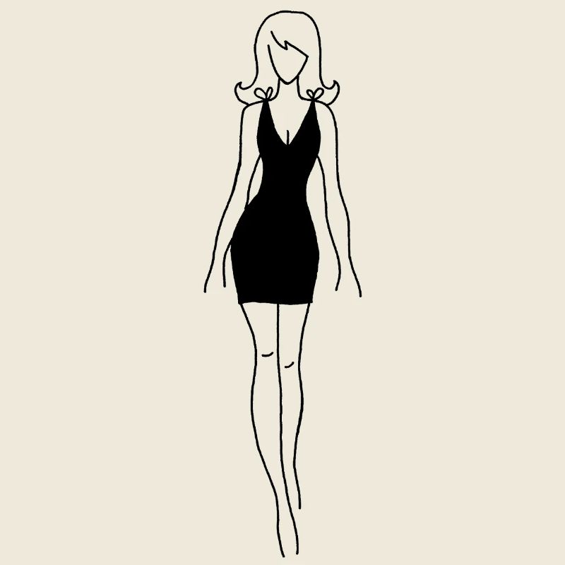Das schwarze Kleid
