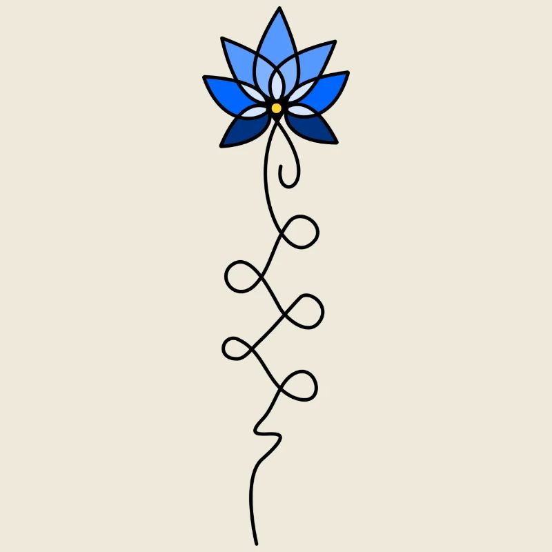 Unalome Lotus