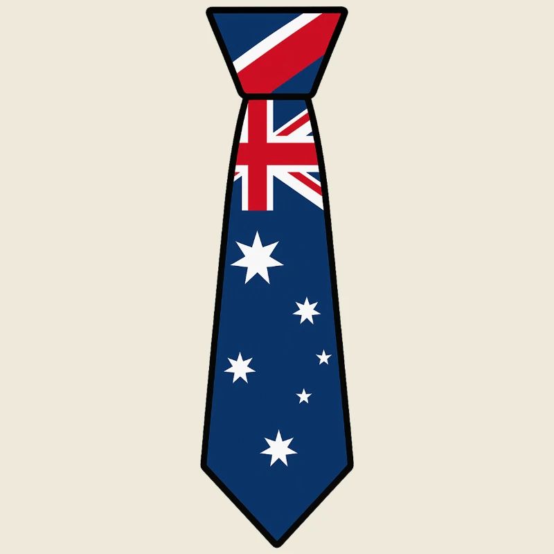 Australia Tie – Flaggendesign