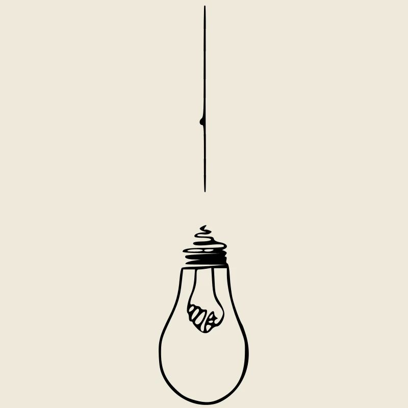 Lampe ampoule cravate