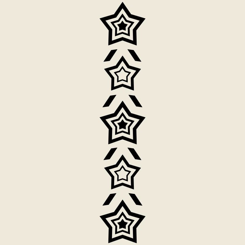 Rangée d’étoiles