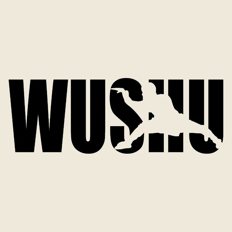 Wushu Kung Fu Kampfkunst Klassisches Design