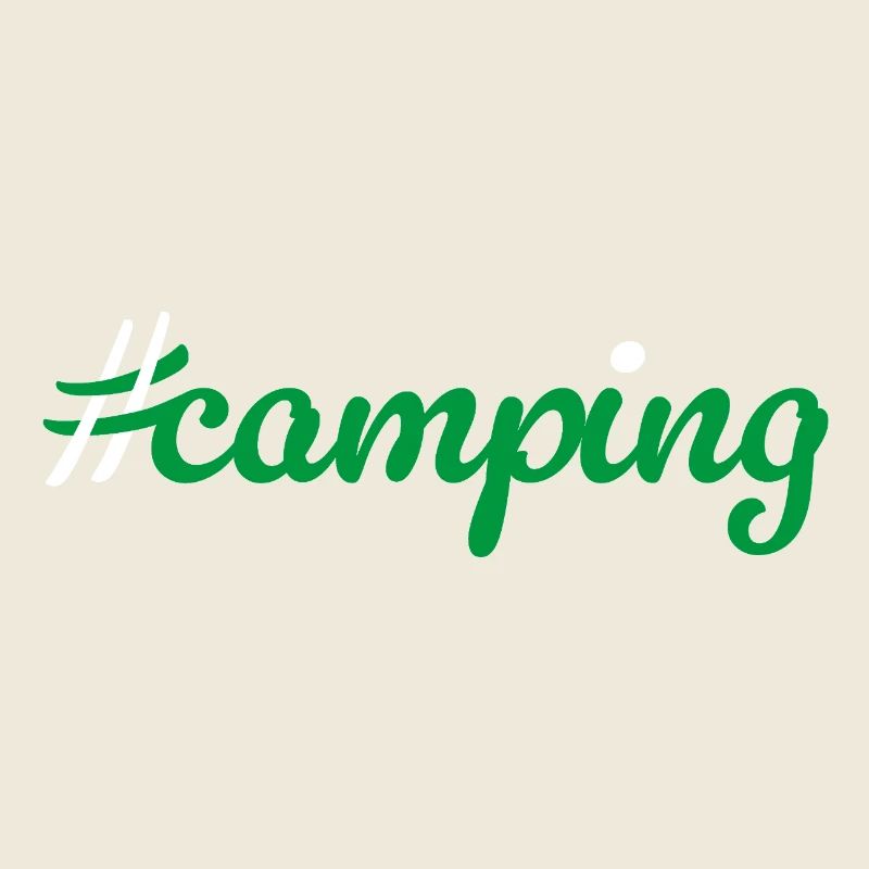 Camping Hashtag Camping-Van Life Camping Fan