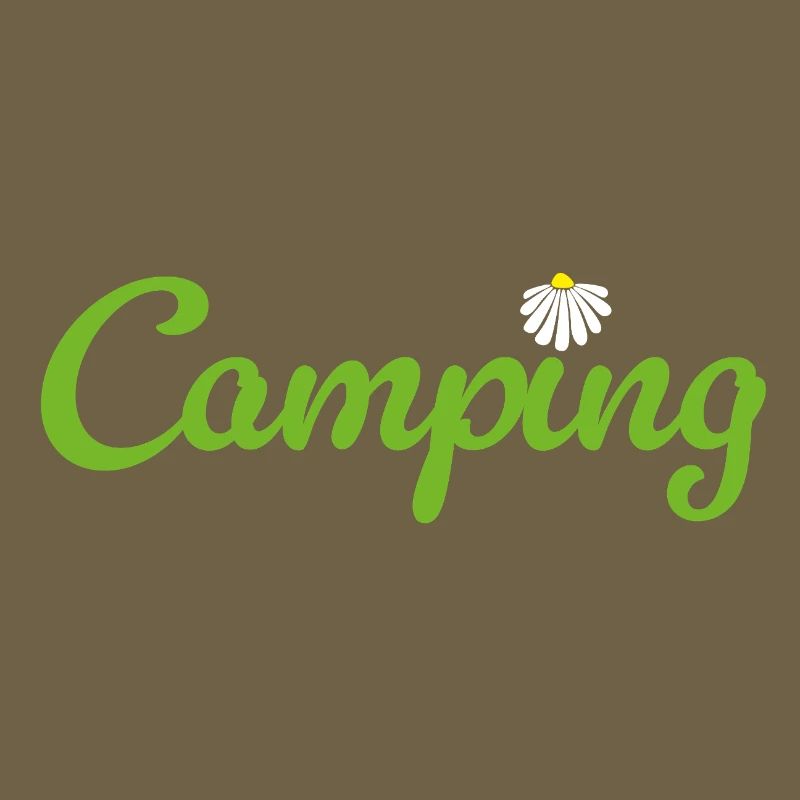 Citations de camping-campeur de fleurs de camping Vie estivale en van de loisir
