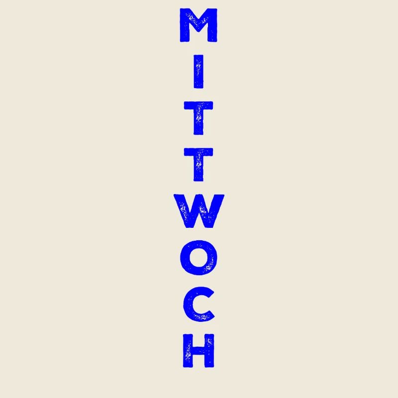 Mittwoch - blau