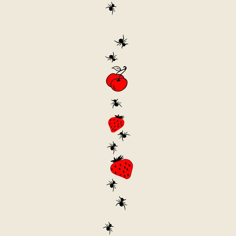 Strawberries Fruit Ants