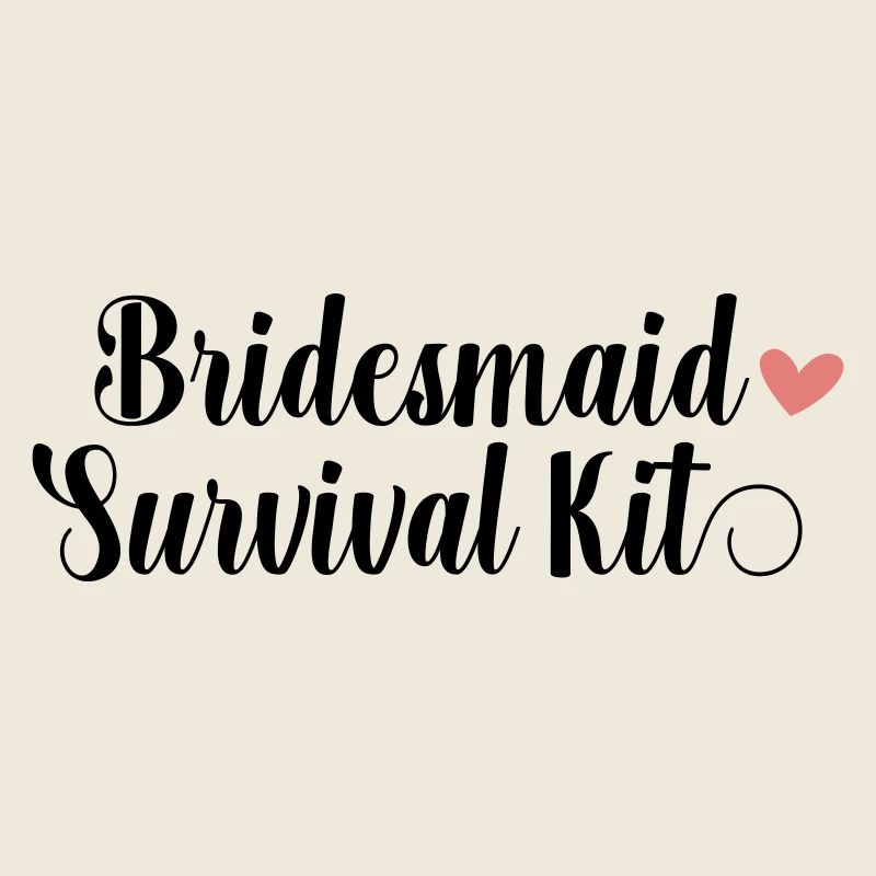 Bridesmaid Survival Kit! Personalisierbar