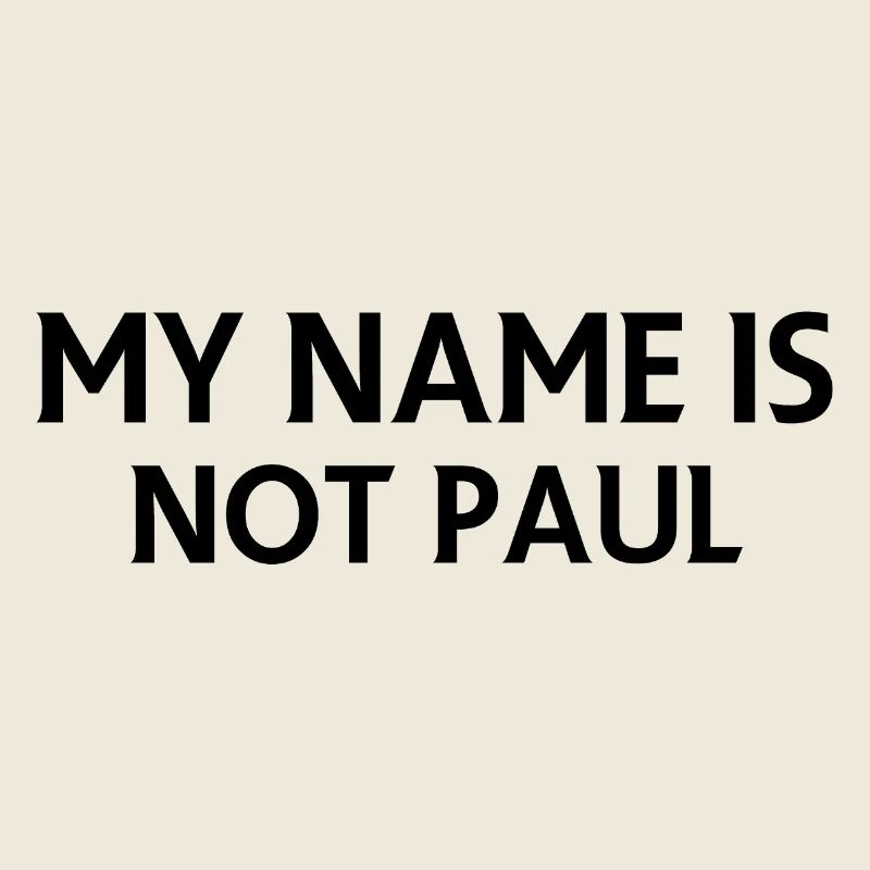 Je ne m’appelle pas paul