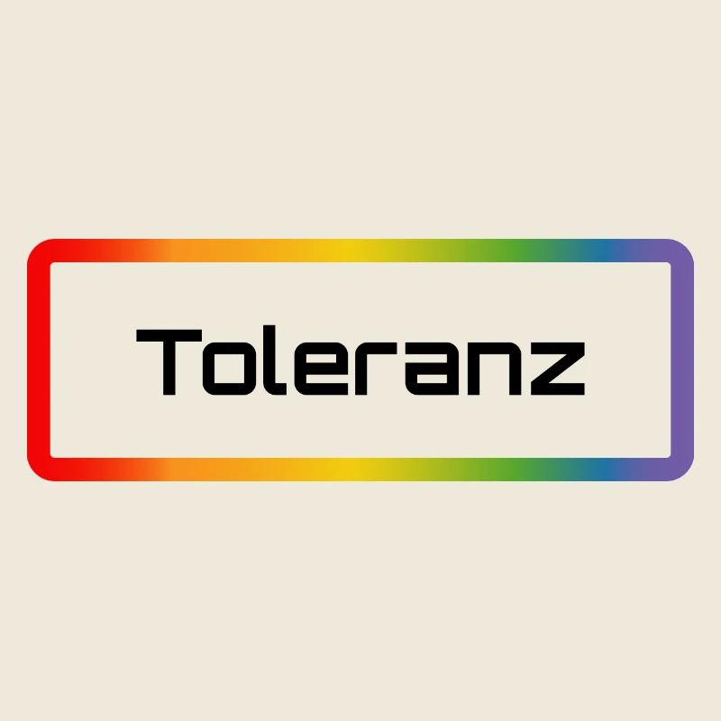 Regenbogen Toleranz