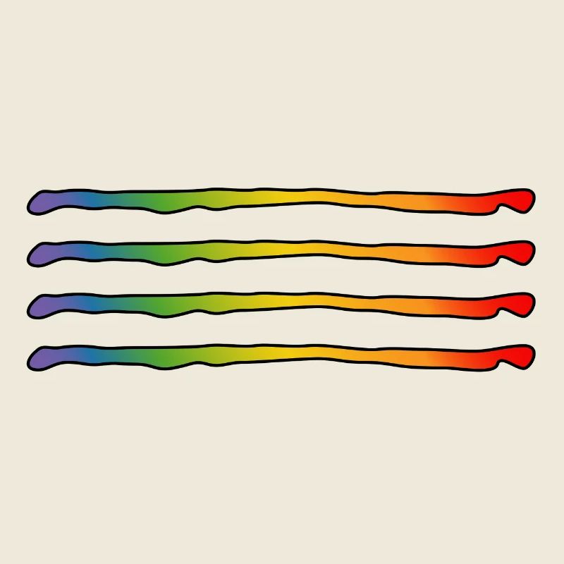 Regenbogen lines LGBT lgbtqi queer lgbt csd tshirt