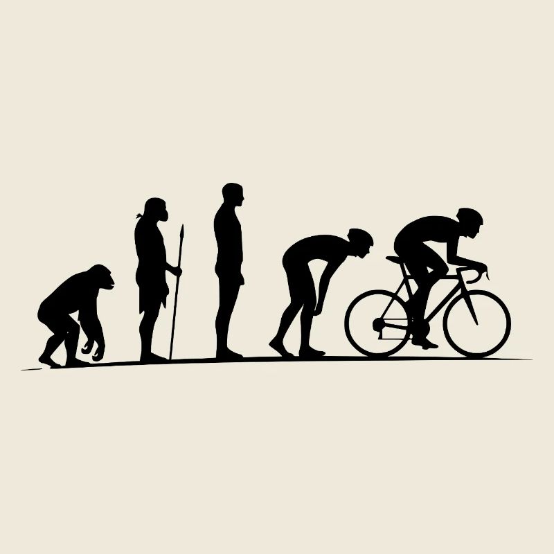Evolution to Road Bike Rider Biker Marathon