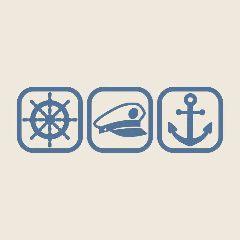 Plaisancier Capitaine Bateau Ancre Marin