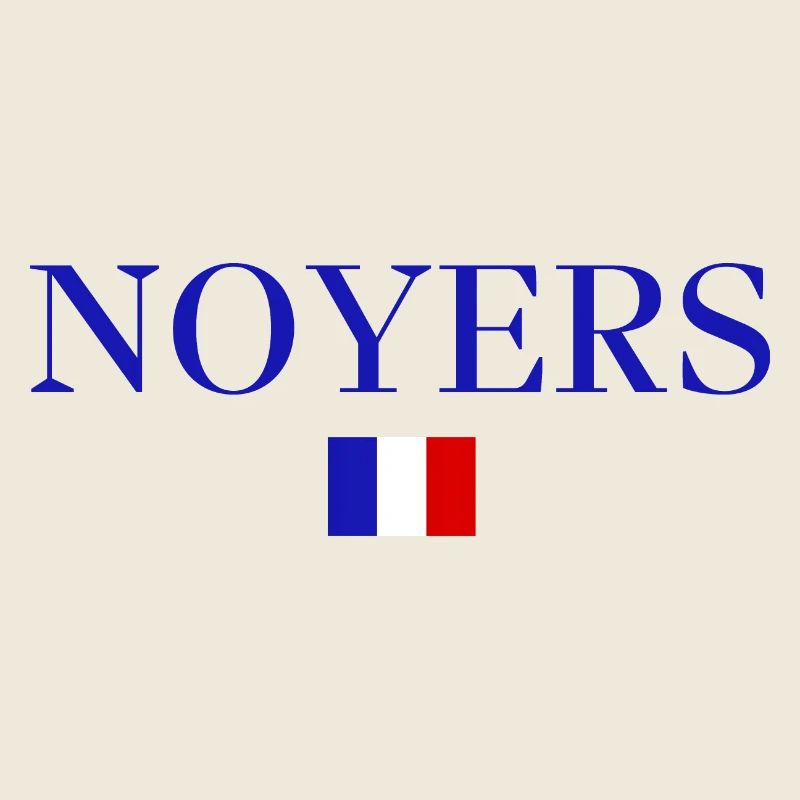 NOYERS-Französisches Flaggendesign