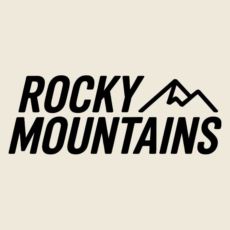 Rocky Mountains - Souvenir-Design