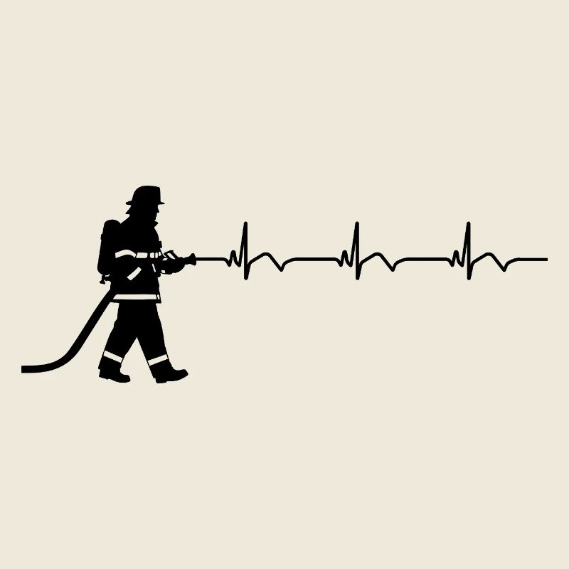 Pompier, pompier, pompier, ECG Battement de cœur