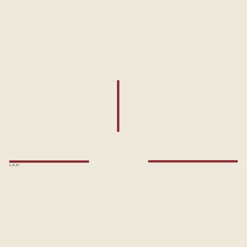 Minimalist redline graphic