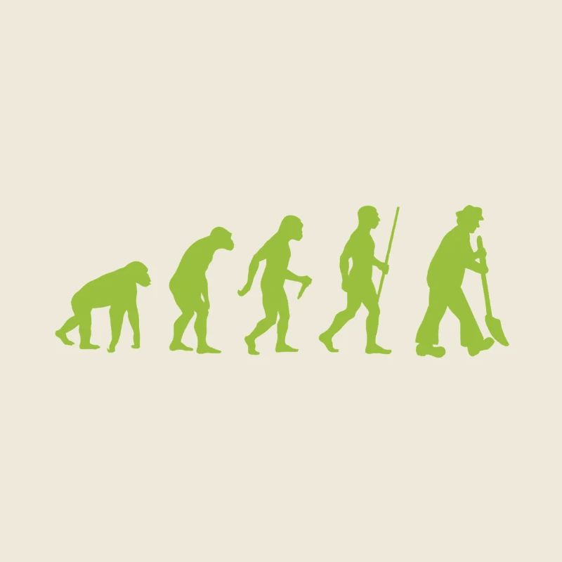 Evolution - vom Urmensch zum Gartenfreund