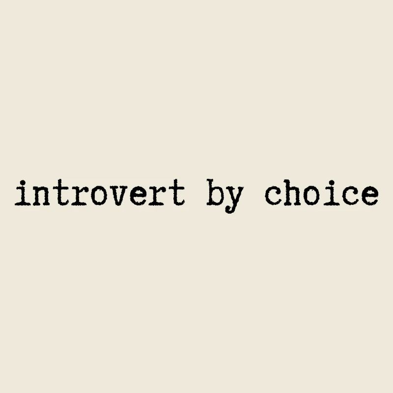 Introverti par choix