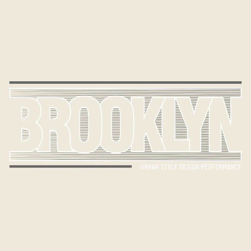 Winde der Skyline von Brooklyn Silhouette