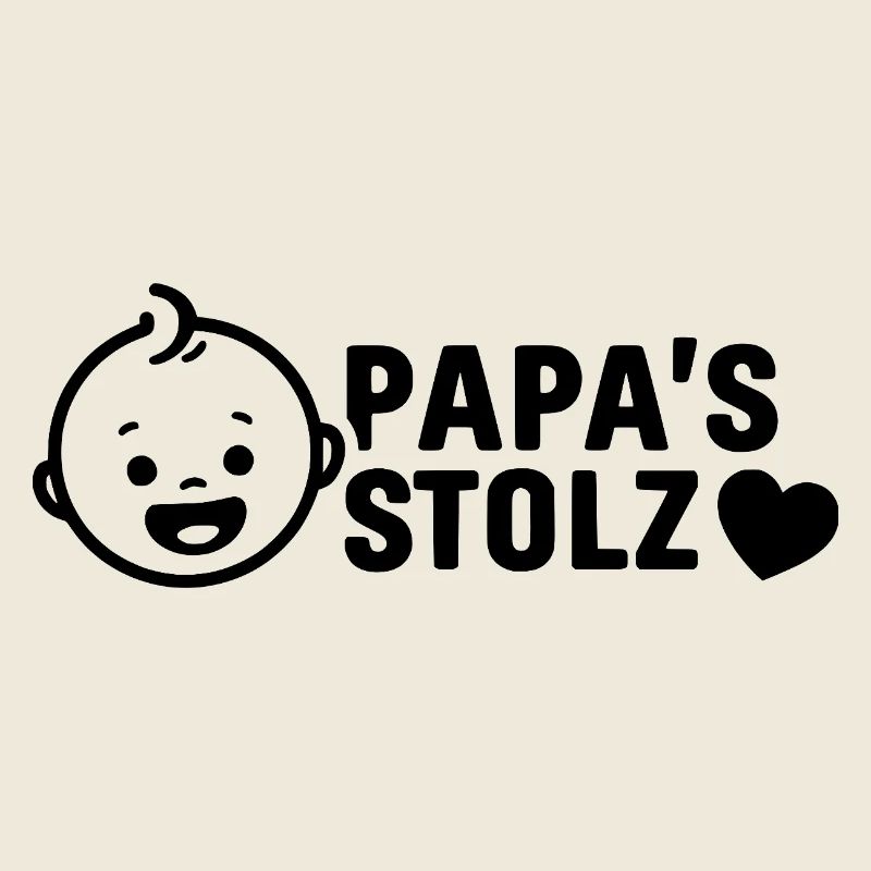 Papa's Stolz - Geschenk für werdende Väter Geburt