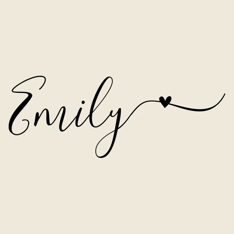Emily Name First Name Decorative